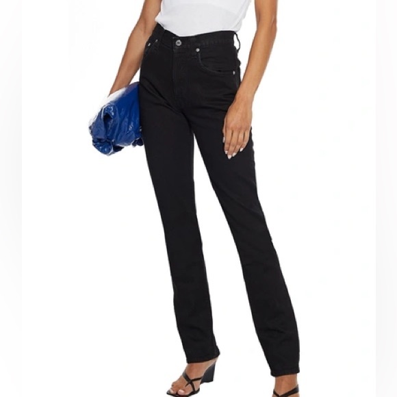 Helmut Lang high rise straight leg jeans - Picture 2 of 5